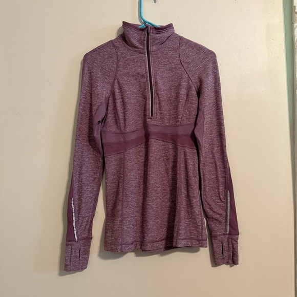 Lululemon Full Tilt Pullover Top Women 4 Half Zip Performance Workout Train Gym - Picture 1 of 9